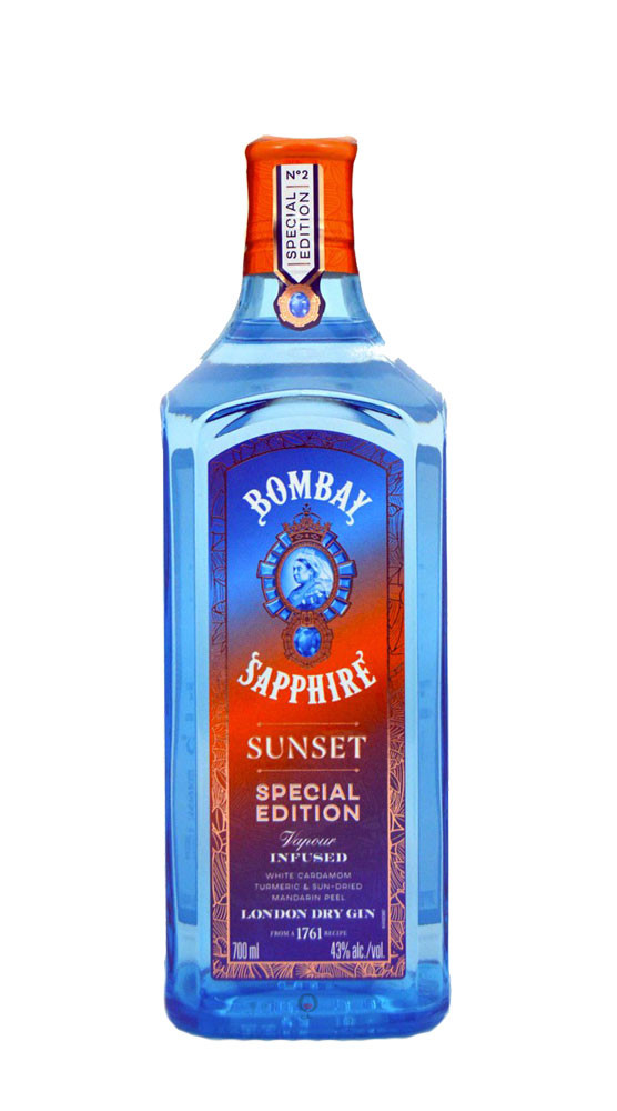London Sunset Bombay Gin Dry Sapphire cl 70 Acquista