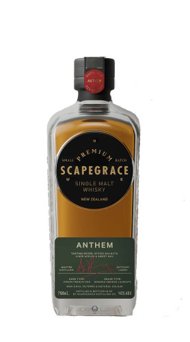 Whisky Single Malt 'Anthem' Scapegrace Astucciato